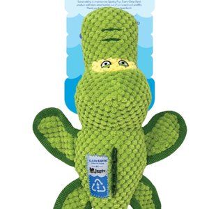 Spunky Pup ~ Clean Earth Collection ~ Gator ~ Squeaky Dog Toy